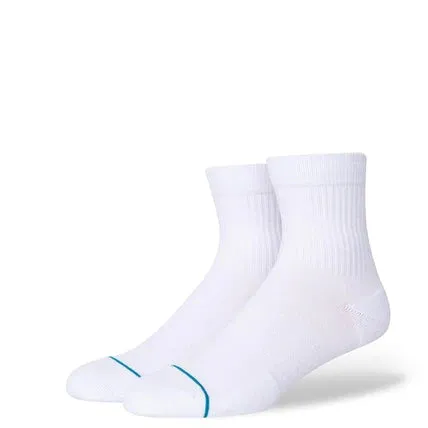 Stance Icon Quarter White