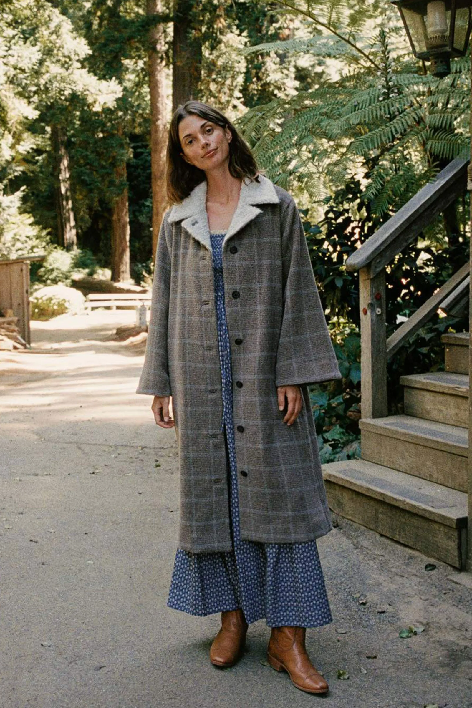 The Eleanor Coat | Oak Plaid