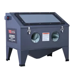 TMG Industrial 50 Gallon/190L Top-Open Bench Top Abrasive Sandblaster w/View Window, 115 PSI, 15 CFM, TMG-ABC50