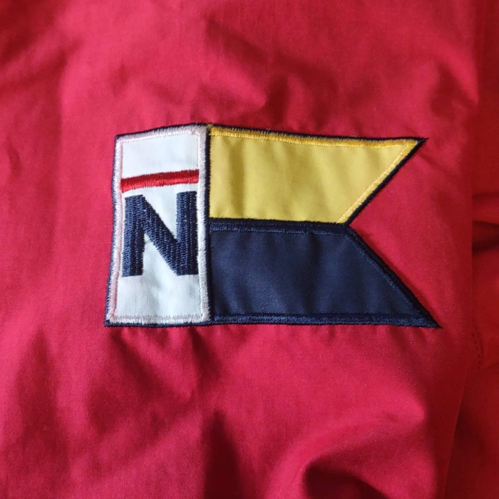 Vintage Nautica Reversible Fleece Jacket Large Y2K