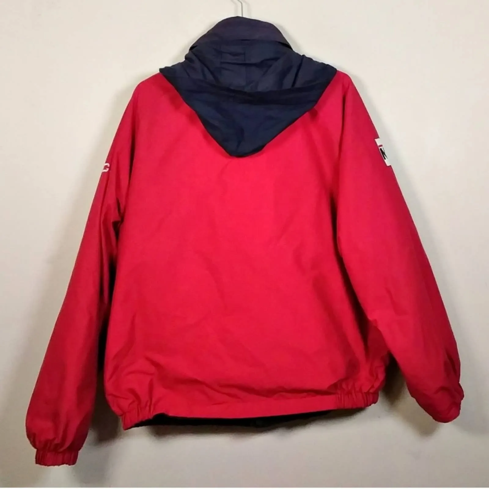 Vintage Nautica Reversible Fleece Jacket Large Y2K