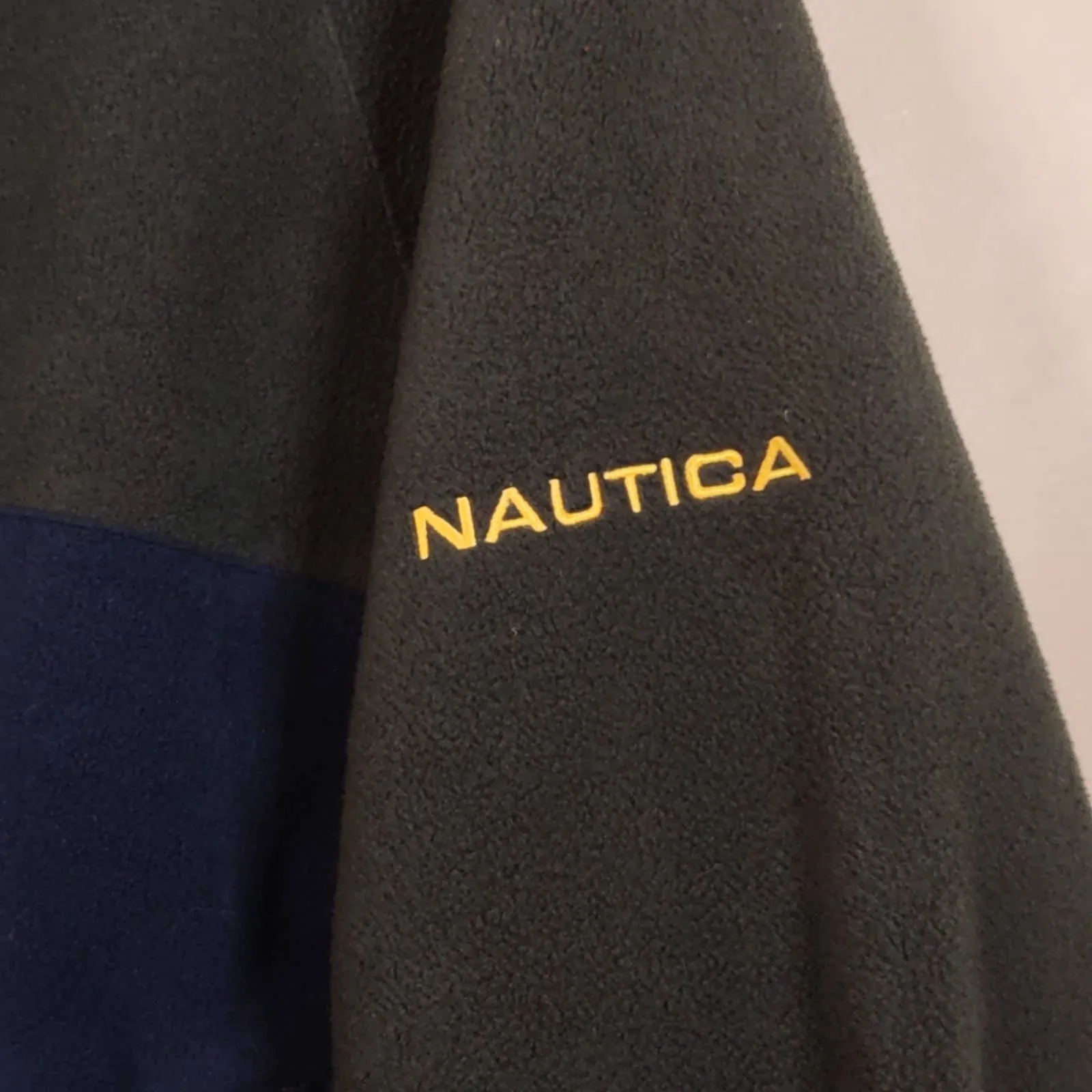 Vintage Nautica Reversible Fleece Jacket Large Y2K